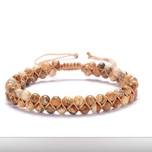 Double Braided Natural Stone Bracelets